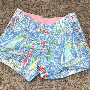 Lilly Pulitzer sailboat shorts